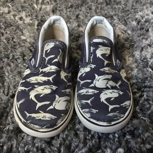 SHARK PRINT TODDLER VANS